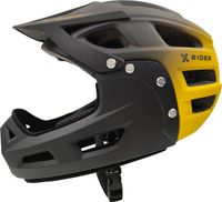 Kask XRIDER XR00FH01 Czarno-żółty Full Face MTB z odkręcaną szczęką (rozmiar L)