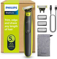 Philips OneBlade 360 Authentic, 2x 360 ostrzy, 3x grzebień do zarostu (1,3,5 mm), QP2724/31