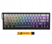 Klawiatura gamingowa magnetyczna Attack Shark X68HE Moonlight