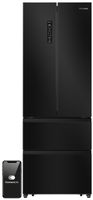 Lodówka HISENSE RF5S454GSFE No Frost Plus 200cm Czarna Skyline Metal Cooling SuperFreeze