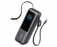 Powerbank Anker Zolo 25000mAh 165W PD z dwoma kablami USB-C Czarno-szary