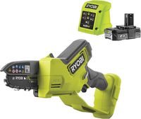 Ryobi Pilarka Łańcuchowa 18V, RY18PSX10A-120, Silnik Bezszczotkowy, Długość Prowadnicy 10 cm, Prędkość Przesuwu Łańcucha 6 m/s, Zestaw Zawiera Akumulator 2 Ah i Ładowarkę