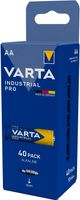 VARTA Baterie AA, opakowanie 40 szt., Industrial Pro, Baterie Alkaliczne, 1,5V, pakiet do przechowywania, Made in Germany [Wyłącznie w Amazon]