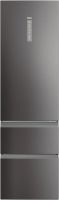 Lodówka Haier Seria 5 HTW5620ENMP Funkcje AI Pełny No Frost 205cm Komora świeżości Zdalne sterowanie Dark Inox