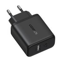 Ładowarka sieciowa UGREEN X227 20W GaN 1xUSB-A 1xUSB-C Czarny
