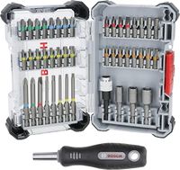 Bosch 45x Extra Hard zestaw bitów do wkrętarek, 44 + 1-częściowy