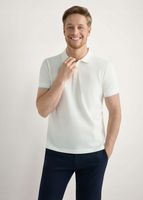 OCHNIK Kremowa koszulka polo z bawełny POLMT-0045B-0B(W26) M