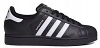 Buty damskie sportowe ADIDAS SUPERSTAR II JI0079 skórzane czarne R. 36 2/3