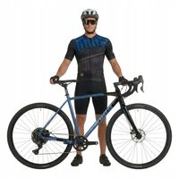 Rower gravelowy ATTABO GRADO 2.0 niebieski 52 cm koło 28