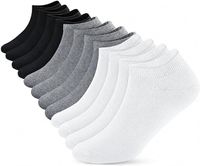 6 Par Bawełnianych Stopek Unisex, Rozmiary 37-42