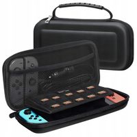ETUI WZMOCNIONE DO NINTENDO SWITCH OLED V1 V2 CZARNE HARD CASE POKROWIEC