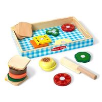 Zabawka dla dzieci Melissa & Doug Drewniany zestaw do robienia kanapek