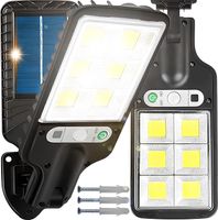 Retoo Lampa solarna z czujnikiem ruchu, 240W, IP67, akumulator 15000 mAh 