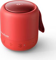 Soundcore Anker Mini 3 głośnik Bluetooth, technologia BassUp i PartyCast, USB-C, wodoodporny IPX7 i konfigurowalny EQ (czerwony)