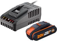 Akumulator Worx  z ładowarką WA3601 20V 2.0Ah