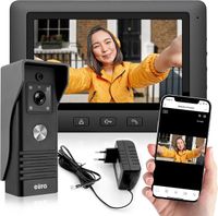 EURA VDP-45A3-TY Alpha+ TUYA WiFi wideodomofon, 4-przewodowy, kolorowy monitor 7