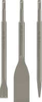 Bosch Professional 3-częściowy Zestaw Dłut SDS Plus (do Beton, Kamień, Mur, 0/20/40mm, Osprzęt do Młotów)