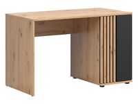 Biurko Vabres 120 cm z drzwiami dąb artisan/czarny