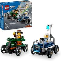 LEGO City Zestaw Wyścigówek: Samolot Kontra Łóżko Szpitalne 60459