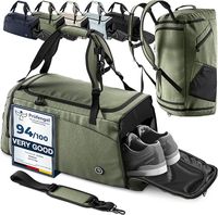 bemaxx Torba Sportowa Torba Treningowa + Funkcja Plecaka