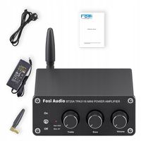 FOSI AUDIO BT20A Wzmacniacz Kanałowy Bluetooth 5.0 czarny 2x 100W Stereo