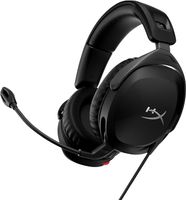 HYPERX 519T1AA Cloud Stinger 2 – lekki nauszny zestaw słuchawkowy z mikrofonem, funkcja obrotu i wyciszenia, sterowniki 50 mm, kompatybilne z PC, czarny