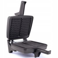 Gofrownica opiekacz Dezal 301.4.1 N czarna 1300W - POLSKA FIRMA