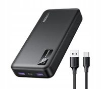 Powerbank UGREEN PB312 20000 mAh PD 20W USB-C 2x USB Czarny