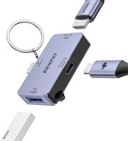 BENFEI USB C Hub 3 w 1 superkompaktowy USB-C na HDMI 4K@60Hz 10 Gb/s USB-A,