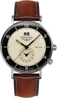 Zegarek męski Bauhaus Aviation Vintage Pilot kwarc 24462 beżowy Pasek