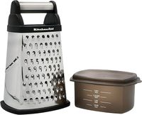 KitchenAid Czterostronna Tarka do Sera Stal Nierdzewna 16,5 × 13 × 26 cm