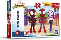 Trefl - Puzzle 30 Elementów Przygody Spidey'a i Przyjaciół Marvel 3+