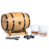 HOMLA Zestaw beczka Gomera Do Whisky 4 el.