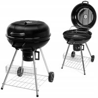 Grill Węglowy 54CM Ogrodowy Składany Fieldmann FZG 1004 Popielnik Zamykany