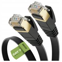 KABEL ETHERNET PRZEWÓD SIECIOWY LAN PATCHCORD SKRĘTKA SFTP cat.7 PŁASKI 20M