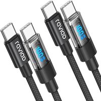 RAVIAD Kabel USB C USB C 100 W [2 sztuki 1M]