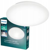 Lampa Sufitowa Plafon LED Natynkowy 10W 4000K Biała 24cm MOIRE PHILIPS