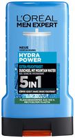 L'Oréal Men Expert Żel pod prysznic i szampon dla mężczyzn do mycia ciała włosów i twarzy dla mężczyzn do pielęgnacji ciała do nawilżonej skóry z Mountain Water Hydra Power 1 x 250 ml
