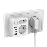 Wielokrotna wtyczka do gniazdka z USB