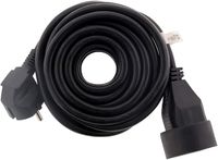 Zenitech Przedłużacz 16A HO5VV F 3G1,5mm² czarny 5 m