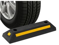Blokada Parkingowa MOCNY Ogranicznik Parkingowy Kół Separator Gumowy 55 cm