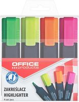 OFFICE PRODUCTS flamastry świecące 4 sztuki