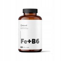 Żelazo B6 B12 Witamina C - NATURALNE 100 kaps