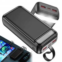 Powerbank 22.5 W LCD USB USB-C Szybki i Mocny KABLE 50000 mAh