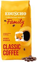 Kawa ziarnista EDUSCHO Family 1 kg + puszka na kawę