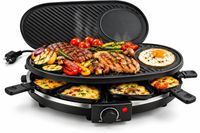RACLETTE GRILL ELEKTRYCZNY 1400WR CZARNY 1400 W
