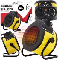 Nagrzewnica Elektryczna 2000W Farelka Osuszanie Pomieszczeń Regulacja Kąta