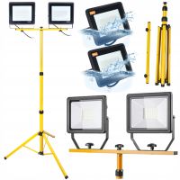 Naświetlacz halogen lampa LED 2x 50W + statyw