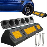 OGRANICZENIE SEPARATOR PARKINGOWY OGRANICZNIK NAJAZD SAMOCHODOWY + ŚRUBY