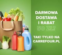 Carrefour Rabat 50 zł + Darmowa Dostawa - (MWZ 400)